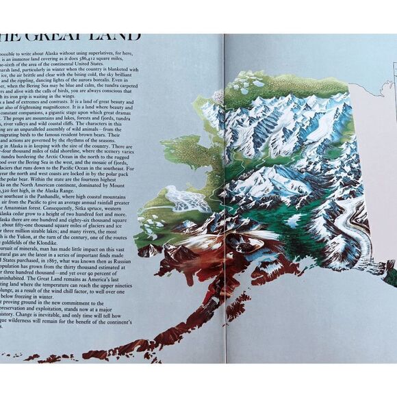 Vintage "The Magnificent Continent" Coffee Table Book - Picture 2 of 5